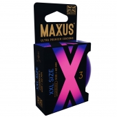Презервативы Maxus XXL увеличенного размера - 3 шт. - Maxus - купить с доставкой в Ельце