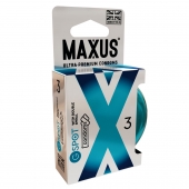 Презервативы Maxus G spot с двойной спиралью - 3 шт. - Maxus - купить с доставкой в Ельце