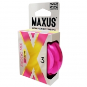 Ароматизированные презервативы Maxus Exotic Mix - 3 шт. - Maxus - купить с доставкой в Ельце