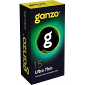 Прозрачные ультратонкие презервативы Ganzo Ultra thin - 15 шт. - Ganzo - купить с доставкой в Ельце