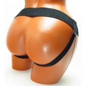 Трусики для страпона коричневого цвета - БДСМ Арсенал - купить с доставкой в Ельце
