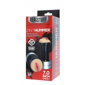 Двусторонний мастурбатор REALSTUFF 2 IN 1 HUMMER MOUTH   VAGINA - ротик и вагина - Dream Toys - в Ельце купить с доставкой