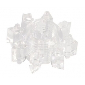 Прозрачное гелевое эрекционное кольцо-звезда - Toyfa Basic - в Ельце купить с доставкой