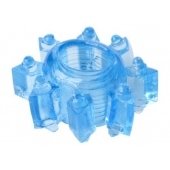 Голубая гелевая насадка-звезда - Toyfa Basic - в Ельце купить с доставкой