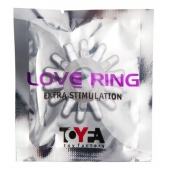 Прозрачное гелевое эрекционное кольцо с шипиками - Toyfa Basic - в Ельце купить с доставкой