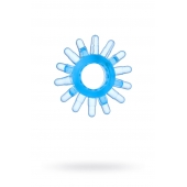 Голубая гелевая насадка с шипиками - Toyfa Basic - в Ельце купить с доставкой