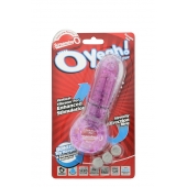 Фиолетовое эрекционное кольцо с вибрацией и пальчиком OYEAH PURPLE - Screaming O - в Ельце купить с доставкой