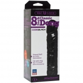 Насадка-фаллоимитатор Vac-U-Lock CodeBlack 8 Inch Classic Dong - 19,3 см. - Doc Johnson - купить с доставкой в Ельце
