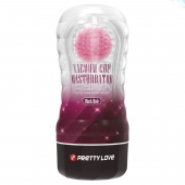 Прозрачный текстурированный мастурбатор Vacuum Cup Masturbator Black Hole - Baile - в Ельце купить с доставкой