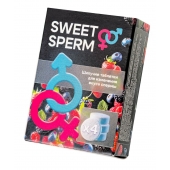 Шипучие таблетки для мужчин Sweet Sperm для изменения вкуса спермы (4 шт. по 0,5 гр.) - Капиталпродукт - купить с доставкой в Ельце
