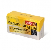 Презервативы увеличенного размера Sagami Original 0.02 XL-size - 12 шт. - Sagami - купить с доставкой в Ельце