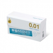 Увлажнённые презервативы Sagami Original 0.01 Extra Lub - 12 шт. - Sagami - купить с доставкой в Ельце