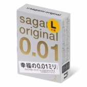 Презервативы Sagami Original 0.01 L-size увеличенного размера - 2 шт. - Sagami - купить с доставкой в Ельце