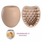 Бежевый мастурбатор-яйцо Pleasure Egg II - Baile - в Ельце купить с доставкой