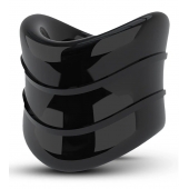 Черное эрекционное кольцо на мошонку Beef Ball Stretcher Snug X Long - Blush Novelties - в Ельце купить с доставкой