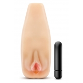 Мастурбатор-вагина с вибрацией Soft   Wet Natasha Realistic Beige Masturbator - Blush Novelties - в Ельце купить с доставкой