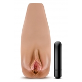 Маструбатор-вагина с вибрацией Soft   Wet Renata Realistic Tan Masturbator - Blush Novelties - в Ельце купить с доставкой