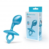 Голубая анальная пробка для массажа простаты Bulb Silicone Prostate Plug - 10,7 см. - b-Vibe - в Ельце купить с доставкой
