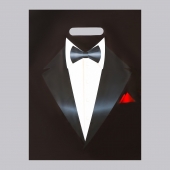 Пакет «Смокинг» полиэтиленовый с вырубной ручкой (30х40 см) - UPAK LAND - купить с доставкой в Ельце