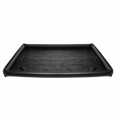 Черная виниловая простынь с надувными краями Nuru Inflatable Vinyl Massage Sheet - XR Brands - купить с доставкой в Ельце