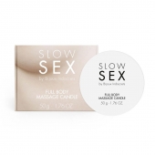 Массажная свеча для всего тела Slow Sex - 50 гр. - Bijoux Indiscrets - купить с доставкой в Ельце