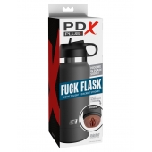 Смуглый мастурбатор-вагина в корпусе-бутылке F*ck Flask - Pipedream - в Ельце купить с доставкой