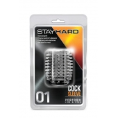 Прозрачная насадка с шипами STAY HARD COCK SLEEVE 01 CLEAR - Blush Novelties - в Ельце купить с доставкой
