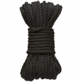 Черная верёвка для связывания и фиксации Bind Tie - 9,14 м. - Doc Johnson - купить с доставкой в Ельце