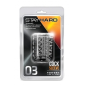 Прозрачная насадка с шипами и шишечками STAY HARD COCK SLEEVE 03 CLEAR - Blush Novelties - в Ельце купить с доставкой