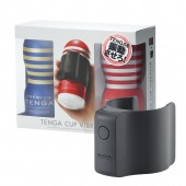 Набор Tenga Cup Vibrator 1st Set: вибратор Cup Vibrator, мастурбатор Original Vacuum Cup, мастурбатор Premium Original Vacuum Cup - Tenga - в Ельце купить с доставкой