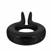 Черное эрекционное кольцо Marry Me Rechargeable Vibrating Cockring - Adrien Lastic - в Ельце купить с доставкой