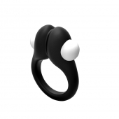 Черное эрекционное кольцо Zippy Vibrating Ring With Bullet - Adrien Lastic - в Ельце купить с доставкой