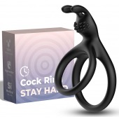 Черное эрекционное кольцо с подхватом мошонки - Boys of Toys - в Ельце купить с доставкой