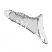 Прозрачная насадка на пенис - 22 см. - Baile - в Ельце купить с доставкой