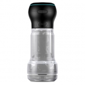 Набор PowerBlow   Feel Pocket Stroker Crystal: мастурбатор и интерактивная насадка - Kiiroo - в Ельце купить с доставкой