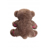 Бондажный набор: бурый мишка с розовыми оковами и наручниками - Pecado - купить с доставкой в Ельце