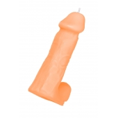 Оранжевая сувенирная свеча «Пенис» - Pecado - купить с доставкой в Ельце