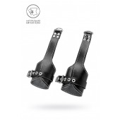 Черные подвесы с белой строчкой - Pecado - купить с доставкой в Ельце