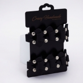 Черные кожаные наручники из звеньев - Crazy Handmade - купить с доставкой в Ельце