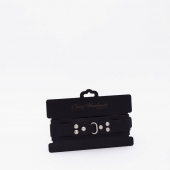 Черный ошейник из высококачественной натуральной кожи - Crazy Handmade - купить с доставкой в Ельце