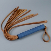 Плеть с джинсовой ручкой «Дикий Запад» - 60 см. - Sitabella - купить с доставкой в Ельце