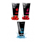 Набор из 3 лубрикантов JUJU (увлажняющий, клубника, малина) - JuJu - купить с доставкой в Ельце