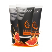 Набор из 3 съедобных лубрикантов JUJU со вкусом грейпфрута - JuJu - купить с доставкой в Ельце