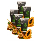 Набор из 5 съедобных лубрикантов JUJU со вкусом тропических фруктов - JuJu - купить с доставкой в Ельце