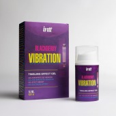 Стимулирующий гель с эффектом вибрации Blackberry Vibration - 15 мл. - INTT - купить с доставкой в Ельце