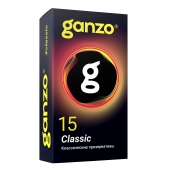 Классические презервативы с обильной смазкой Ganzo Classic - 15 шт. - Ganzo - купить с доставкой в Ельце