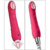 Малиновая насадка на душ с вибрацией Showers to orgasm - 20,1 см. - Orion - купить с доставкой в Ельце