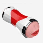 Двусторонний мастурбатор в колбе Power Grip Cup - вагина и ротик - Boys of Toys - в Ельце купить с доставкой