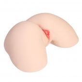 Мастурбатор-полуторс с двойным слоем материала и вибрацией Jenny Onahole Real Hips - KOKOS - в Ельце купить с доставкой