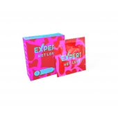 Презервативы с разогревающим эффектом Expert Hot Love - 3 шт. - Expert - купить с доставкой в Ельце